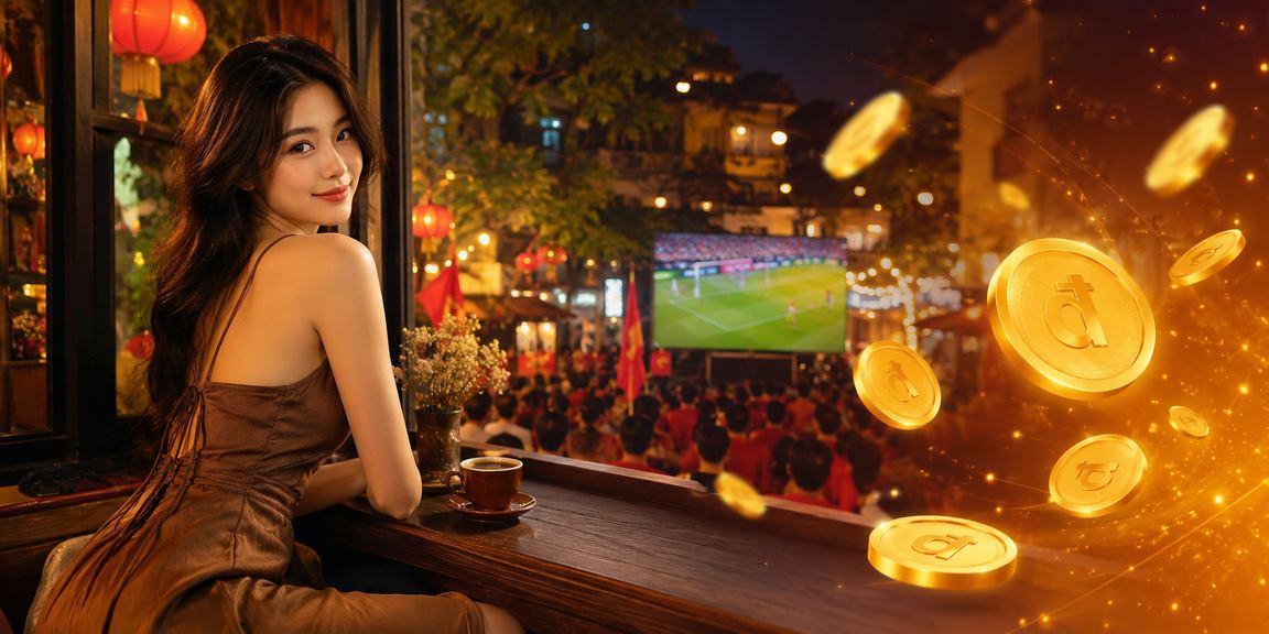 Người dùng tại Hà Nội vừa nhâm nhi cà phê vừa đăng nhập tài khoản cá cược trên điện thoại