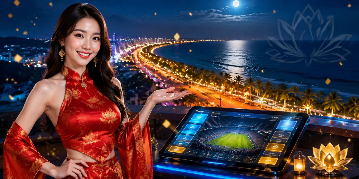 Người chơi esports cá cược trên điện thoại tại bãi biển Mũi Né